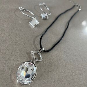Swarovski Touchatone necklace and earrings